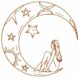 logo femme lune