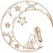 logo femme lune